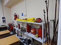 Кабинет охраны труда и пожарной безопасности ЧУ ДПО "МЭИ Юга"