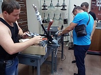 Практические занятия по монтажу кабельных муфт и прокладке кабеля с изоляцией из сшитого полиэтилена в УЦ "Энергетик"